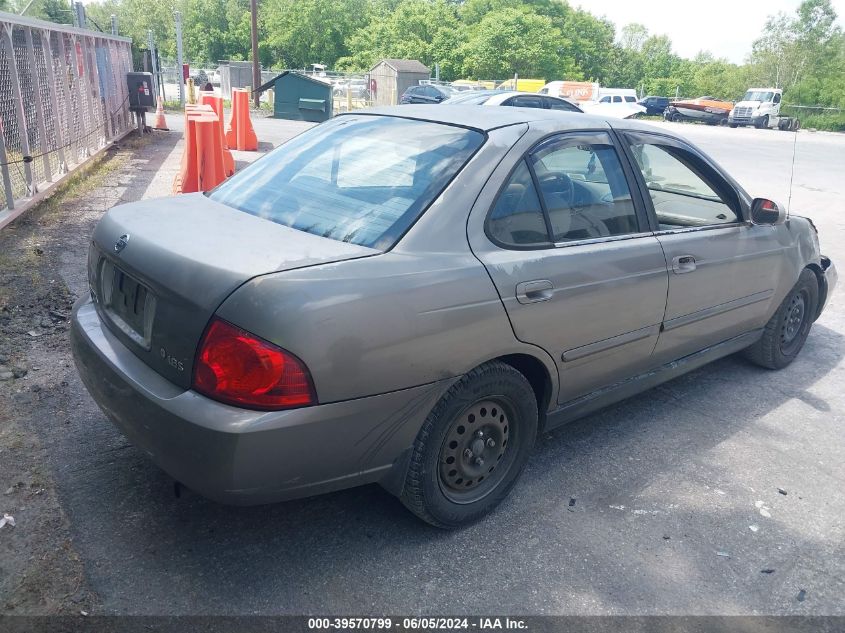 2004 Nissan Sentra 1.8S VIN: 3N1CB51D24L852223 Lot: 39570799