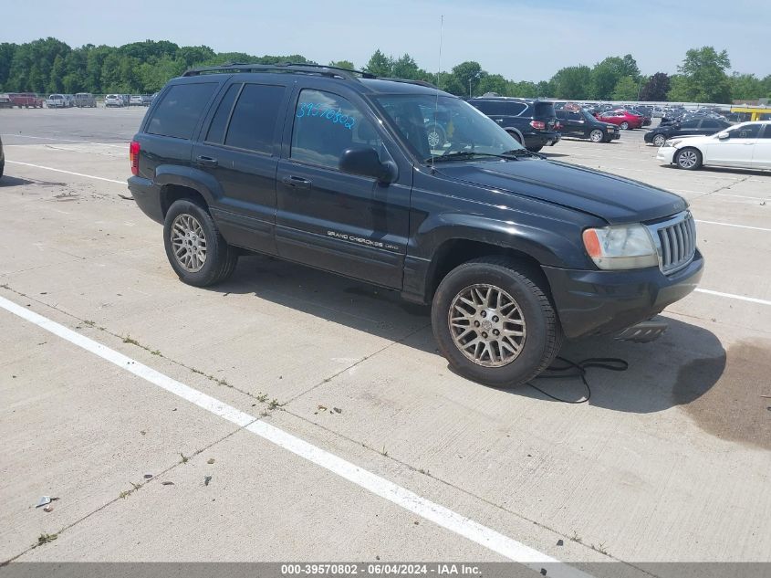 2004 Jeep Grand Cherokee Limited VIN: 1J4GW58N34C434860 Lot: 39570802