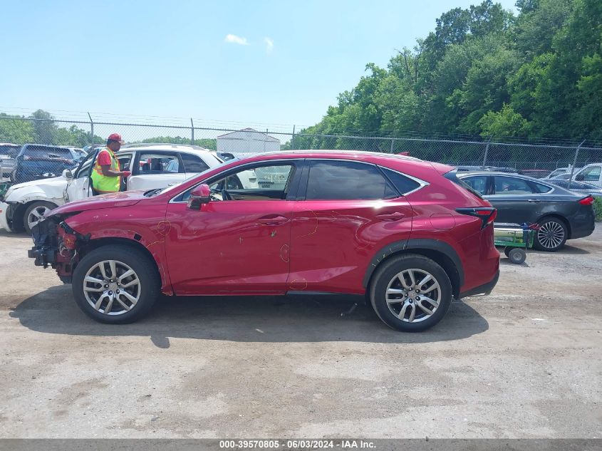 2015 Lexus Nx 200T VIN: JTJBARBZ2F2002185 Lot: 39570805