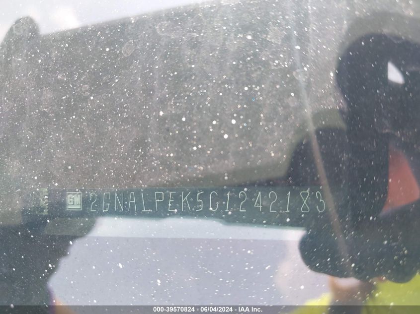 2012 Chevrolet Equinox 2Lt VIN: 2GNALPEK5C1242183 Lot: 39570824