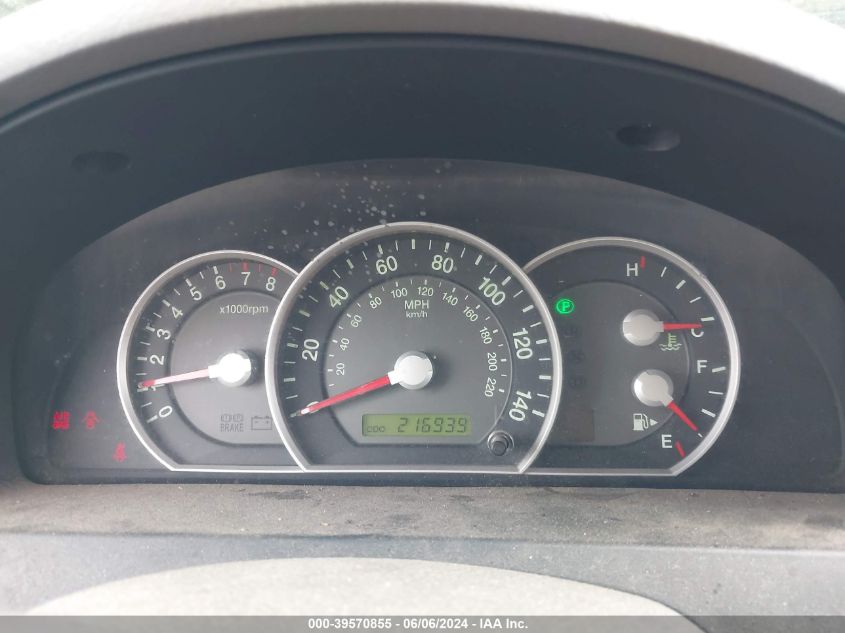 2007 Kia Sorento Lx VIN: KNDJD736475732310 Lot: 39570855