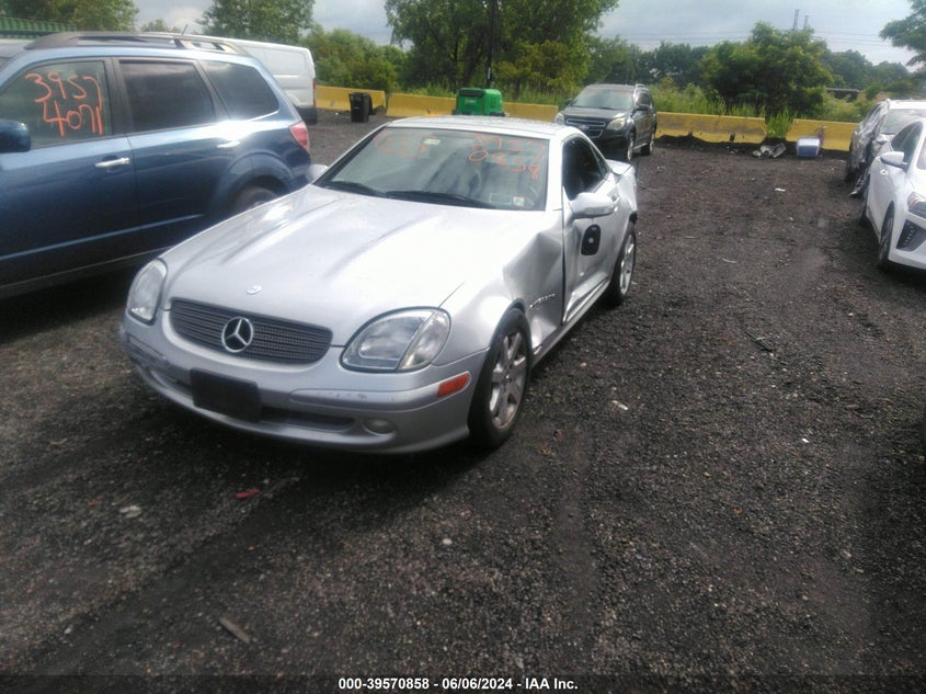 2002 Mercedes-Benz Slk 230 Kompressor VIN: WDBKK49F82F264566 Lot: 39570858
