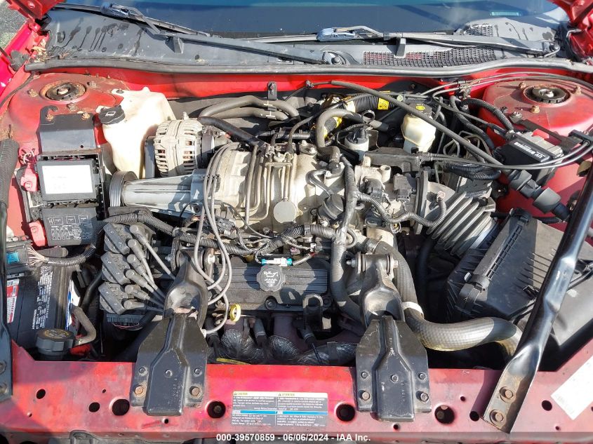 2004 Chevrolet Monte Carlo Supercharged Ss VIN: 2G1WZ121249415921 Lot: 39570859