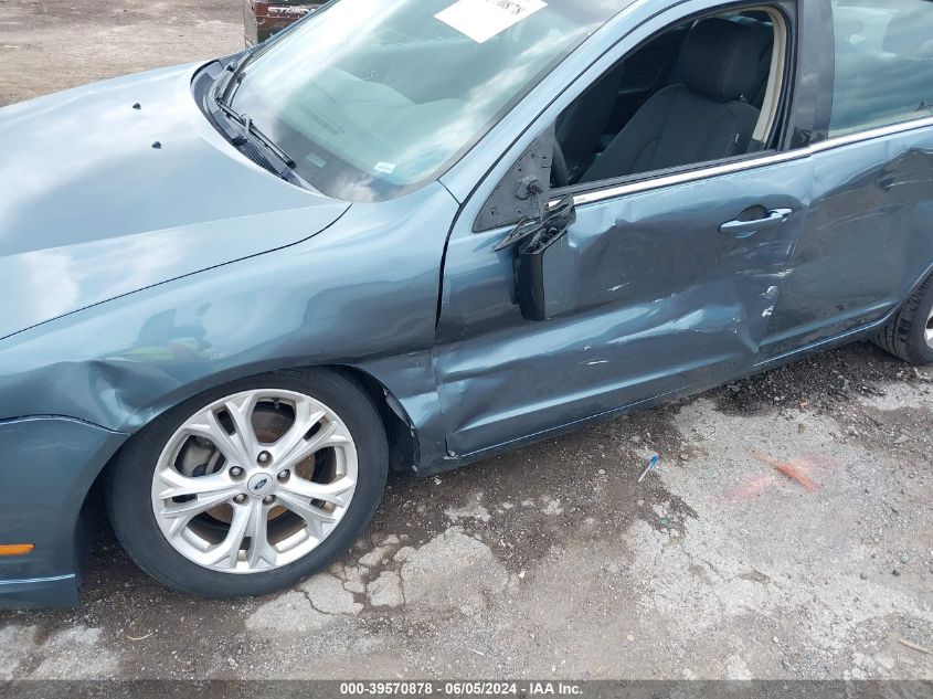 2012 Ford Fusion Se VIN: 3FAHP0HA0CR284607 Lot: 39570878