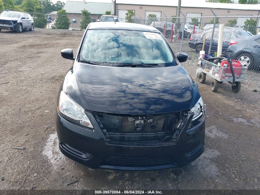 2014 Nissan Sentra S VIN: 3N1AB7AP4EY335863 Lot: 39570884