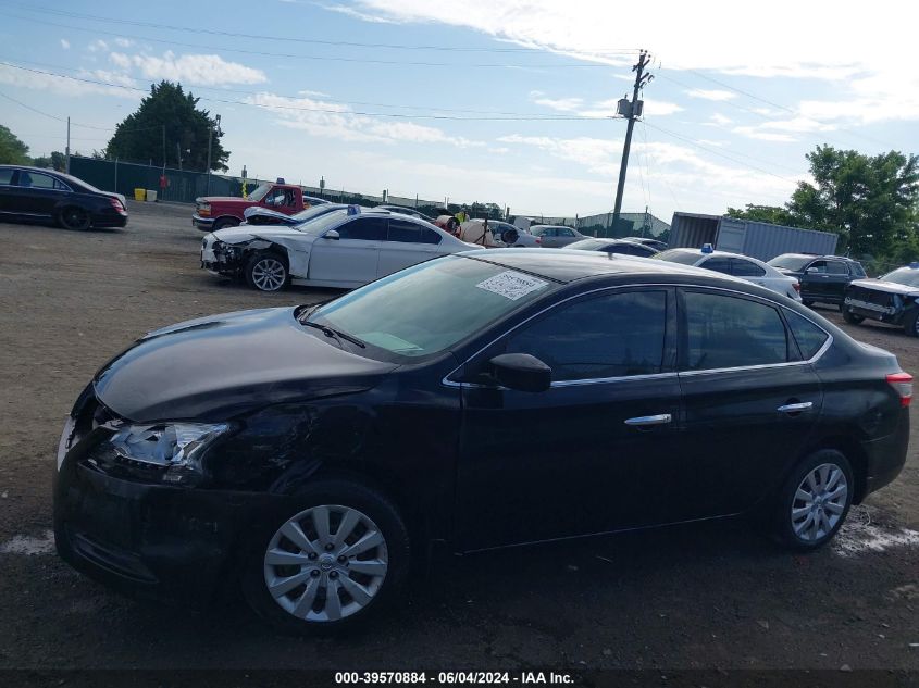 2014 Nissan Sentra S VIN: 3N1AB7AP4EY335863 Lot: 39570884