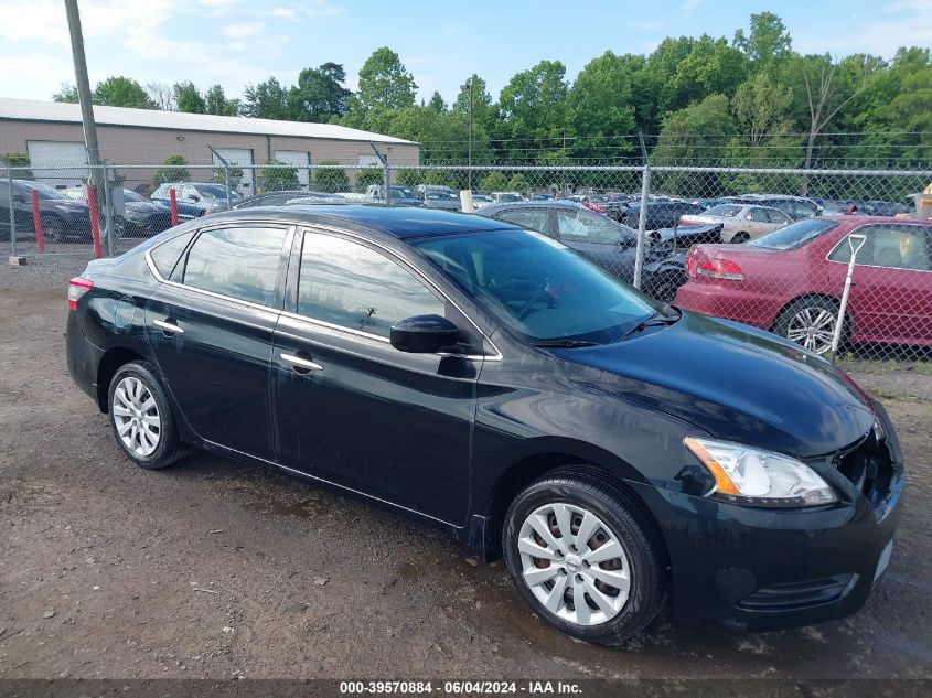 2014 Nissan Sentra S VIN: 3N1AB7AP4EY335863 Lot: 39570884