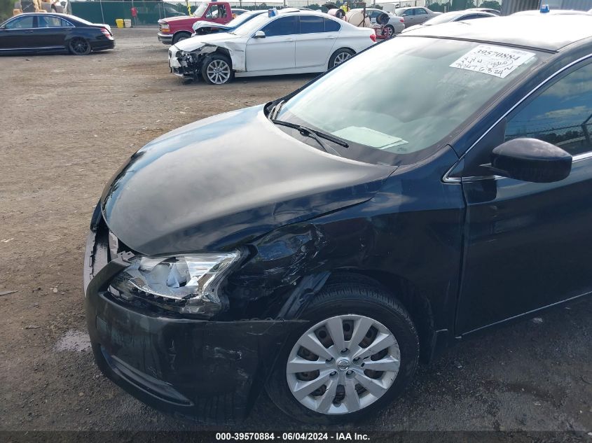 2014 Nissan Sentra S VIN: 3N1AB7AP4EY335863 Lot: 39570884