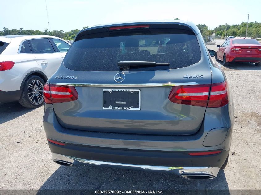 2019 MERCEDES-BENZ GLC 350E 4MATIC - WDC0G5EB1KF574166