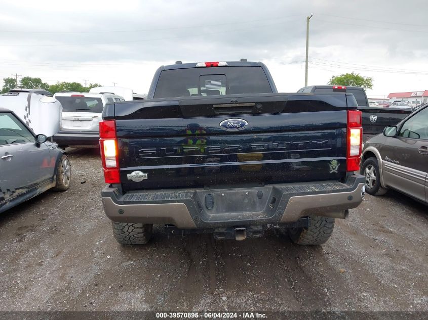 2021 Ford F-250 King Ranch VIN: 1FT7W2B69MED04138 Lot: 39570895