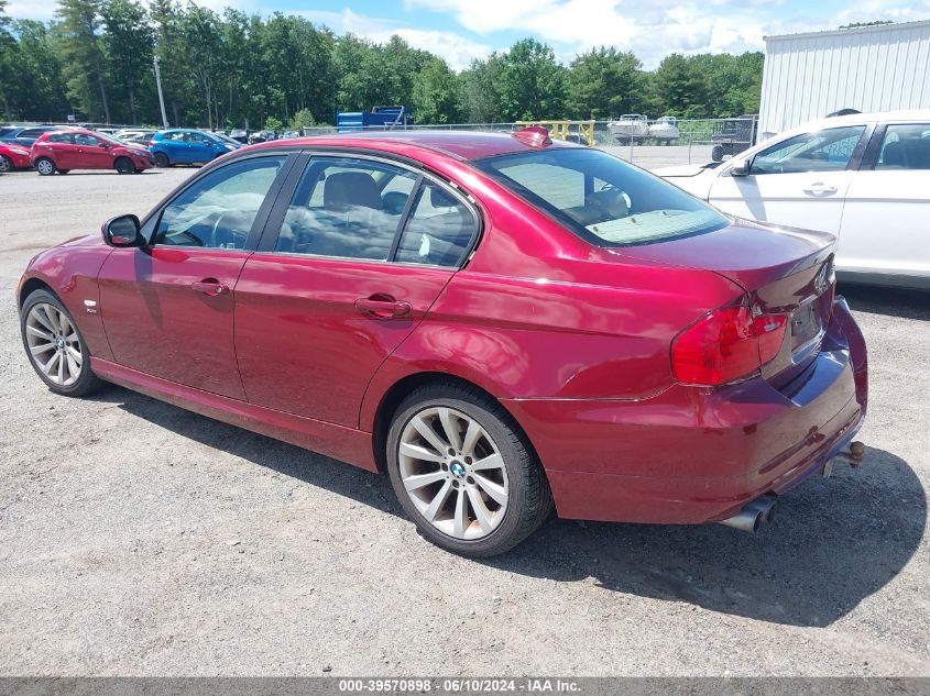 2011 BMW 328I xDrive VIN: WBAPK5C55BA811025 Lot: 39570898