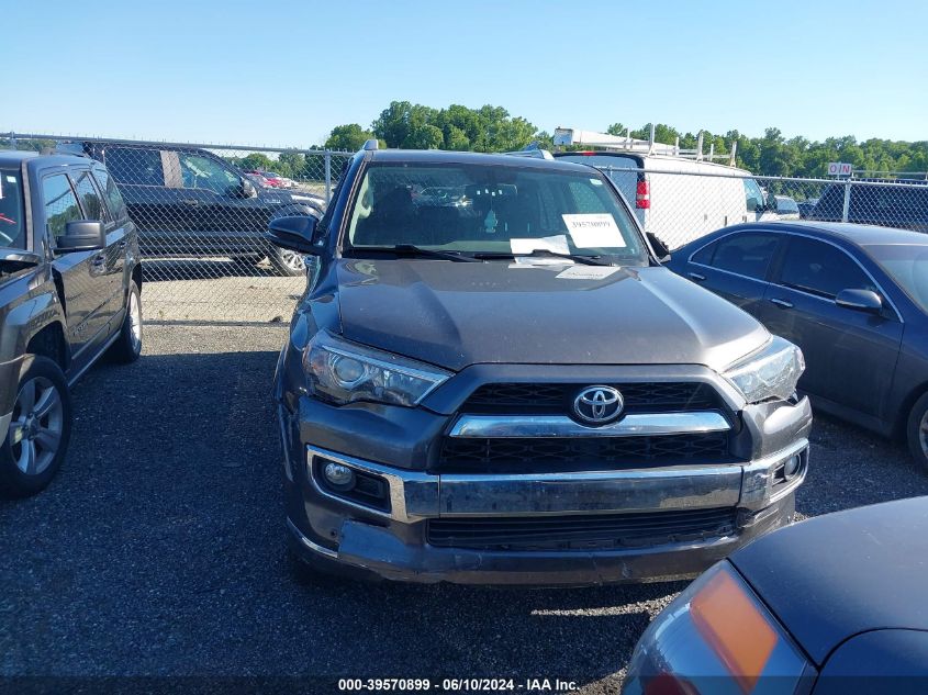 2016 Toyota 4Runner Limited VIN: JTEBU5JR9G5277665 Lot: 39570899