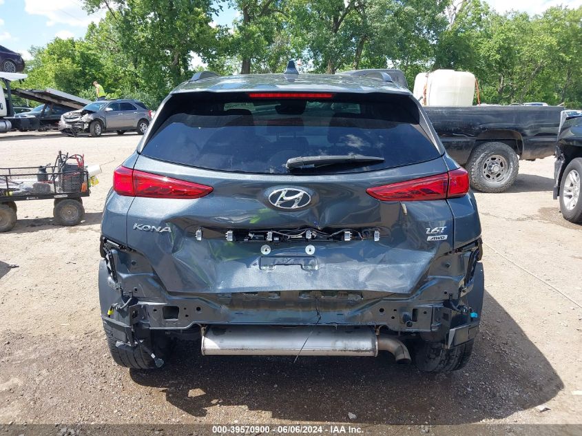 2020 Hyundai Kona Ultimate VIN: KM8K5CA5XLU545668 Lot: 39570900