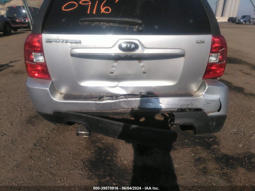 2009 Kia Sportage Lx VIN: KNDJF724297624124 Lot: 39570916