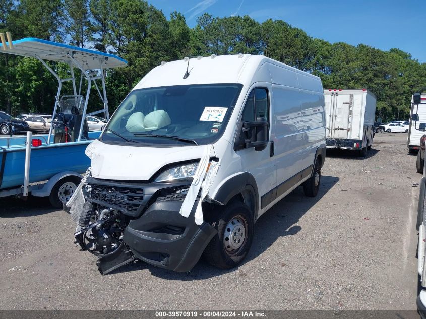 2023 Ram Promaster 2500 High Roof 159 Wb VIN: 3C6LRVDG8PE582641 Lot: 39570919