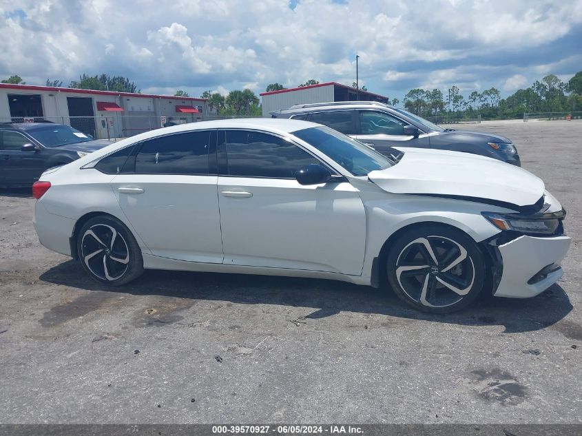 2022 Honda Accord Sport VIN: 1HGCV1F31NA094155 Lot: 39570927