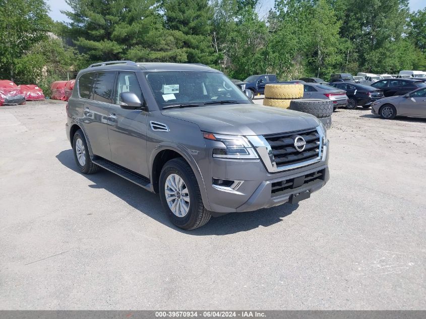 2024 Nissan Armada Sv 4Wd VIN: JN8AY2AD3R9709402 Lot: 39570934