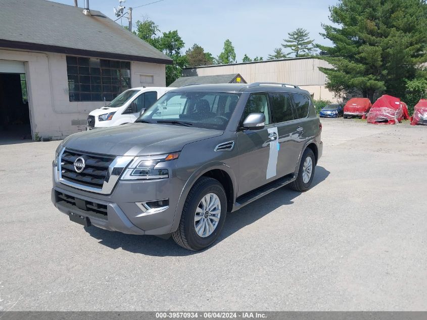 2024 Nissan Armada Sv 4Wd VIN: JN8AY2AD3R9709402 Lot: 39570934