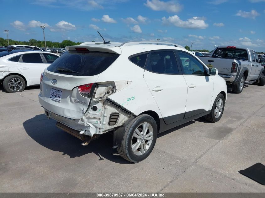 2013 Hyundai Tucson Gls VIN: KM8JU3AC9DU637823 Lot: 39570937