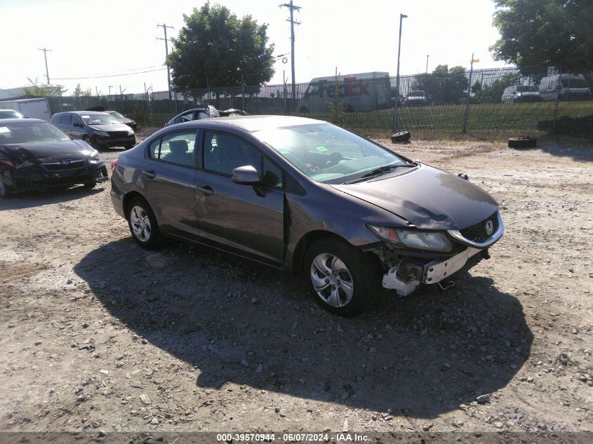 2013 Honda Civic Lx VIN: 19XFB2F56DE201370 Lot: 39570944