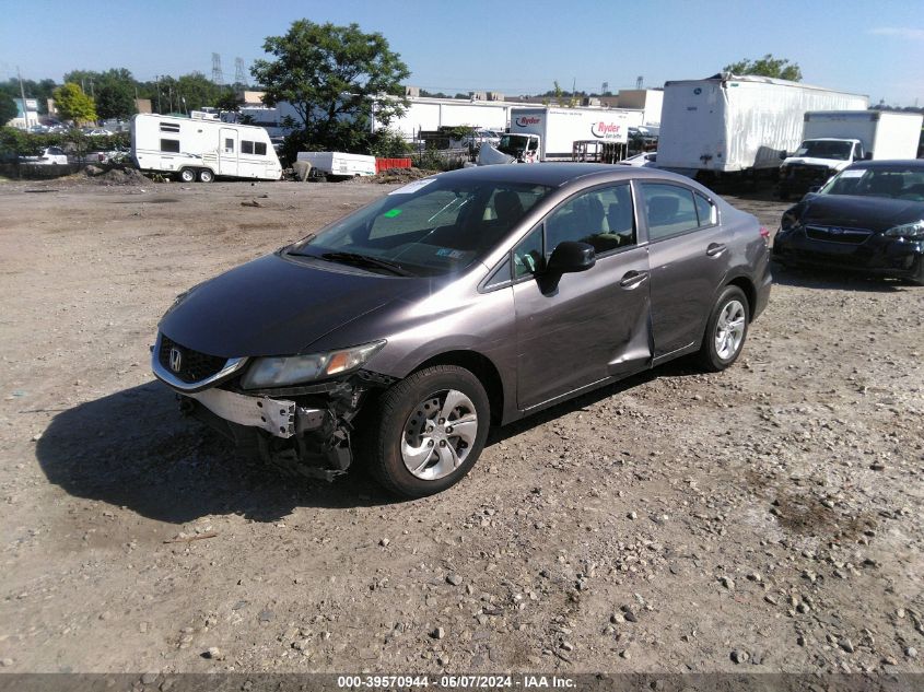 2013 Honda Civic Lx VIN: 19XFB2F56DE201370 Lot: 39570944