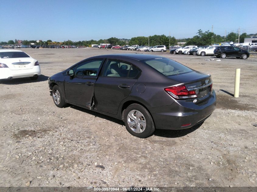 2013 Honda Civic Lx VIN: 19XFB2F56DE201370 Lot: 39570944