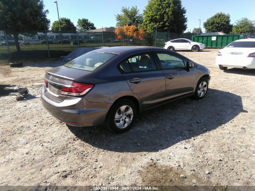 2013 Honda Civic Lx VIN: 19XFB2F56DE201370 Lot: 39570944