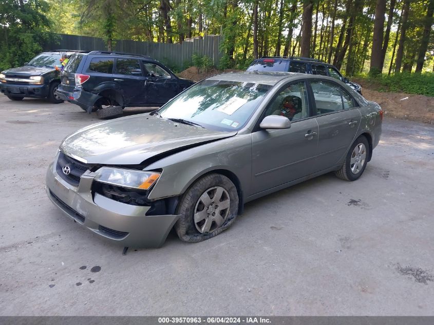 2008 Hyundai Sonata Gls VIN: 5NPET46C28H338732 Lot: 39570963