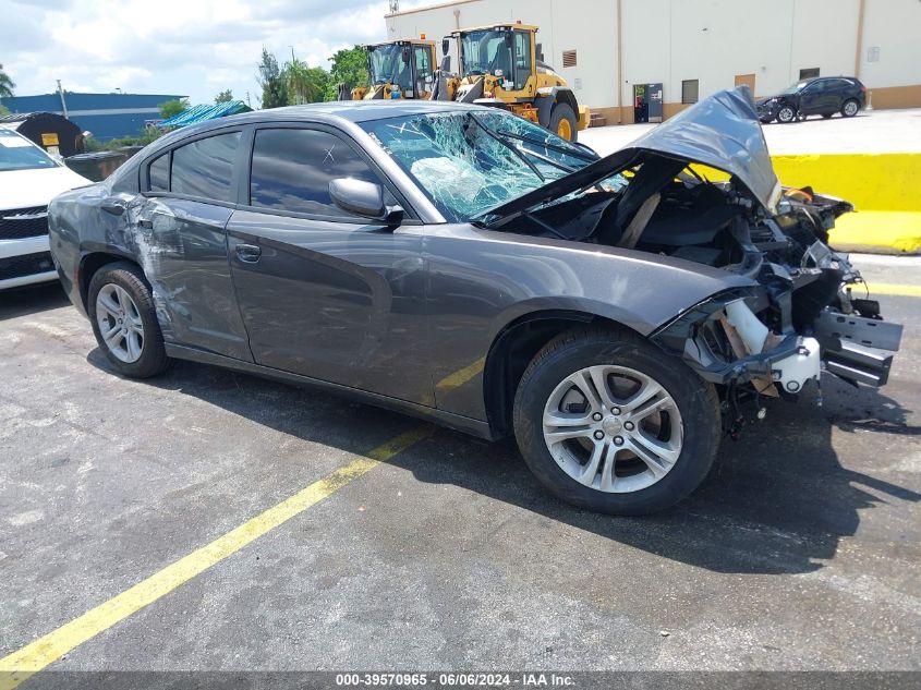 2022 Dodge Charger Sxt Rwd VIN: 2C3CDXBG2NH220087 Lot: 39570965