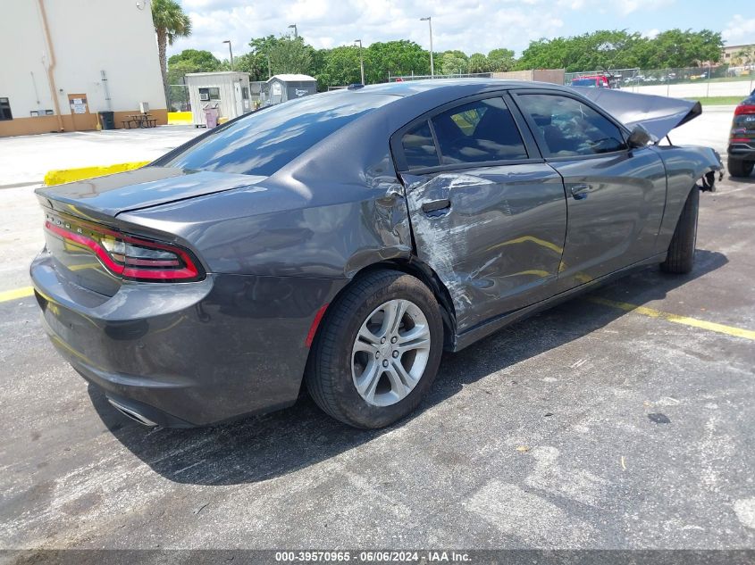 2022 Dodge Charger Sxt Rwd VIN: 2C3CDXBG2NH220087 Lot: 39570965