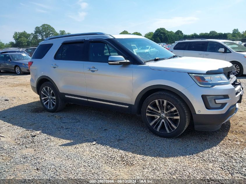 2016 Ford Explorer Platinum VIN: 1FM5K8HT4GGD21162 Lot: 39570966