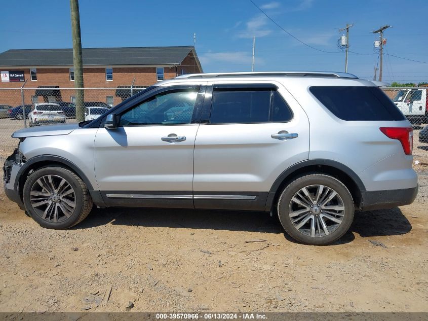 2016 Ford Explorer Platinum VIN: 1FM5K8HT4GGD21162 Lot: 39570966