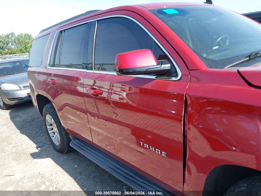 2015 Chevrolet Tahoe Lt VIN: 1GNSKBKC4FR101737 Lot: 39570982