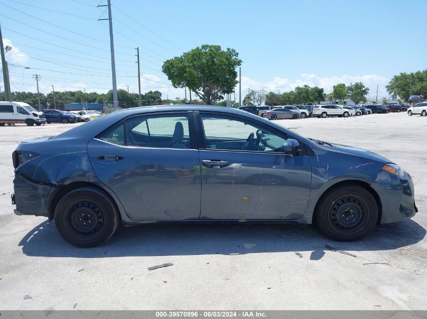 2018 Toyota Corolla Le VIN: 2T1BURHE7JC978620 Lot: 39570996