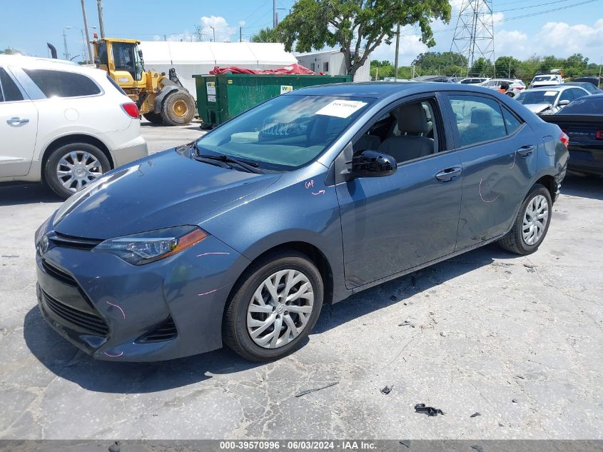 2018 Toyota Corolla Le VIN: 2T1BURHE7JC978620 Lot: 39570996