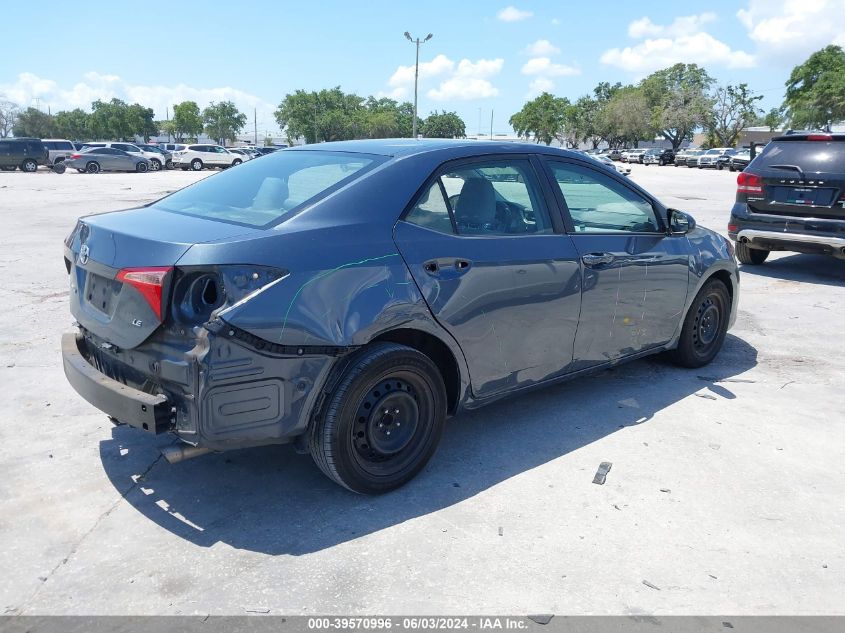 2018 Toyota Corolla Le VIN: 2T1BURHE7JC978620 Lot: 39570996