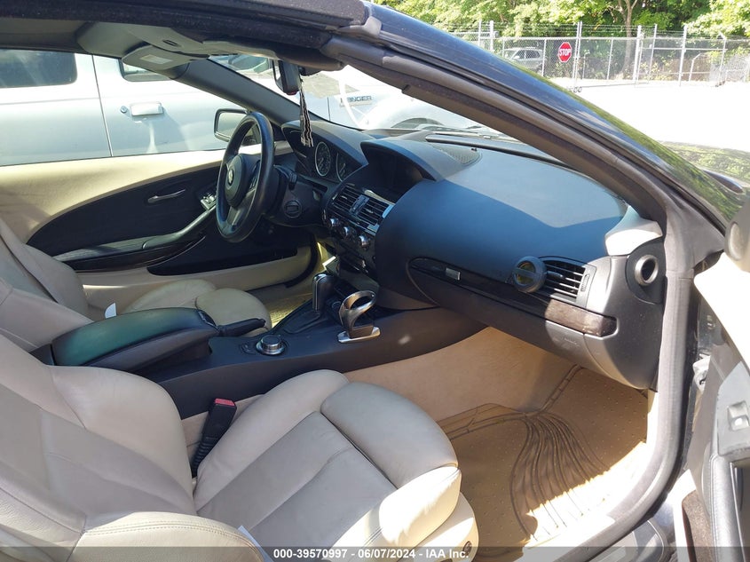 2006 BMW 650I VIN: WBAEK13416CN75510 Lot: 39570997