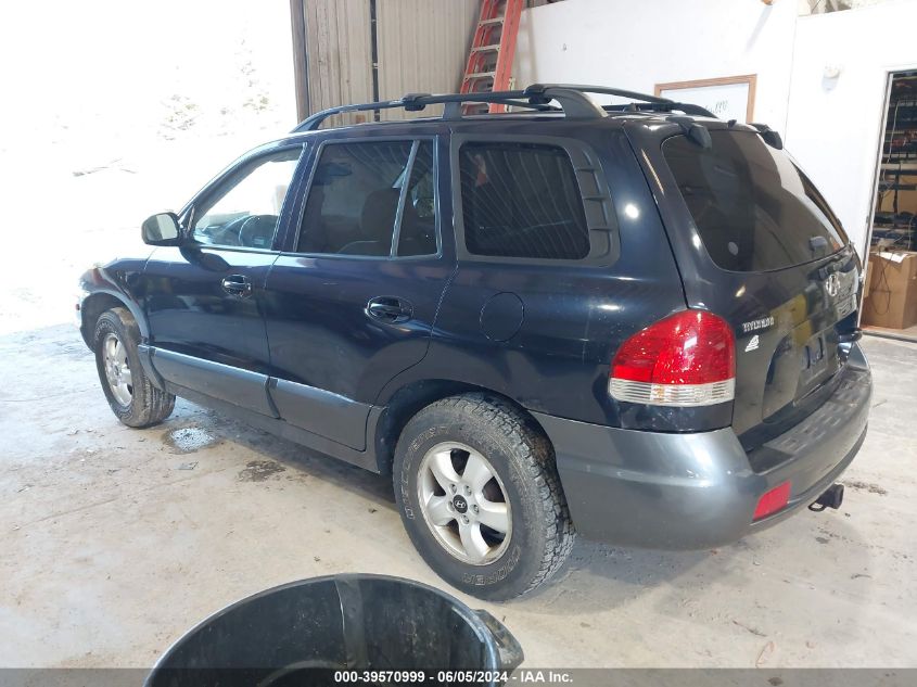 2005 Hyundai Santa Fe Gls VIN: KM8SC13D25U878688 Lot: 39570999