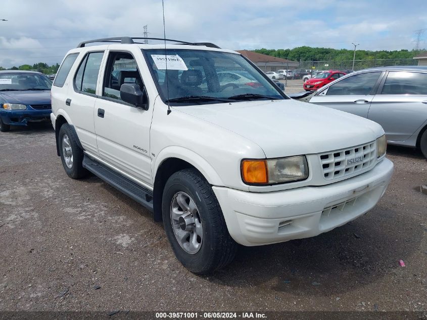 1999 Isuzu Rodeo Ls/Lse/S VIN: 4S2CM58W8X4304501 Lot: 39571001