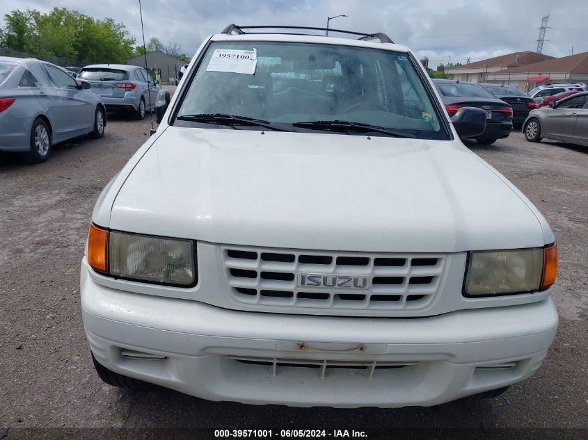 1999 Isuzu Rodeo Ls/Lse/S VIN: 4S2CM58W8X4304501 Lot: 39571001