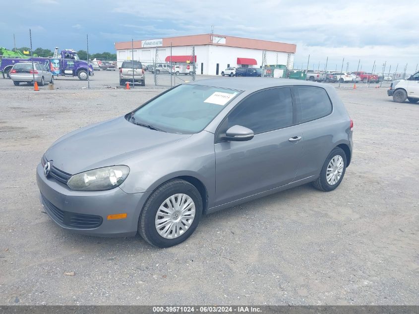 2011 Volkswagen Golf 2.5L 2-Door VIN: WVWAA7AJ9BW009510 Lot: 39571024