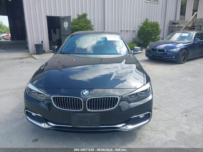 2019 BMW 430I xDrive VIN: WBA4Z3C51KEF32332 Lot: 39571039