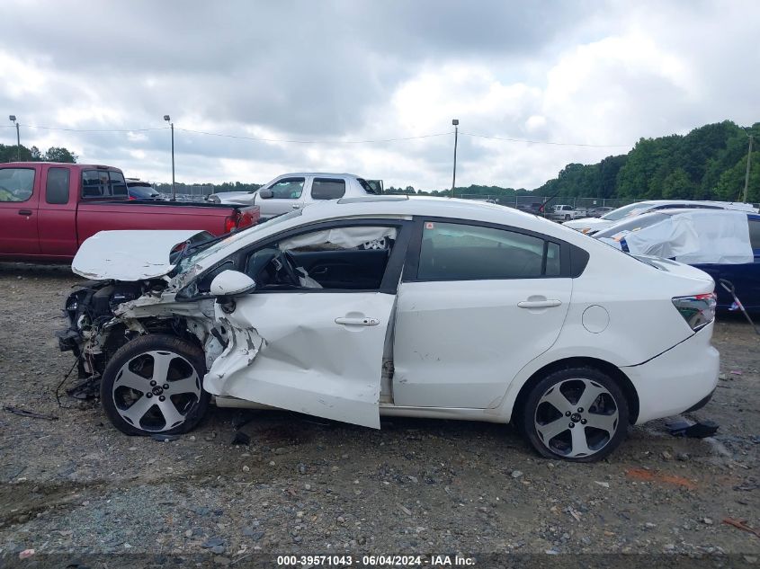 2012 Kia Rio Sx VIN: KNADN4A38C6084988 Lot: 39571043