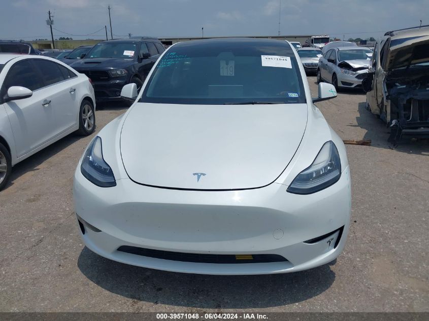 2021 Tesla Model Y Long Range Dual Motor All-Wheel Drive VIN: 5YJYGDEEXMF109924 Lot: 39571048