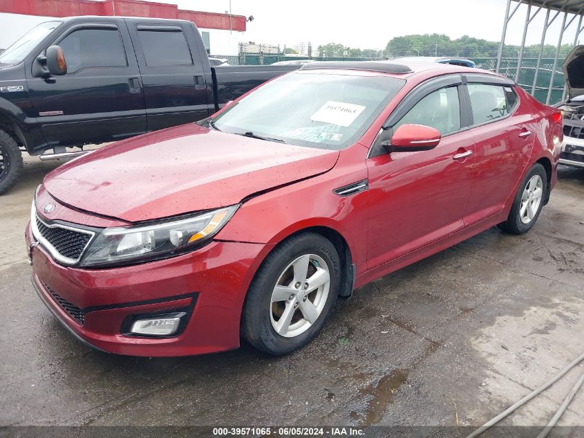 2014 KIA OPTIMA LX - 5XXGM4A78EG282772