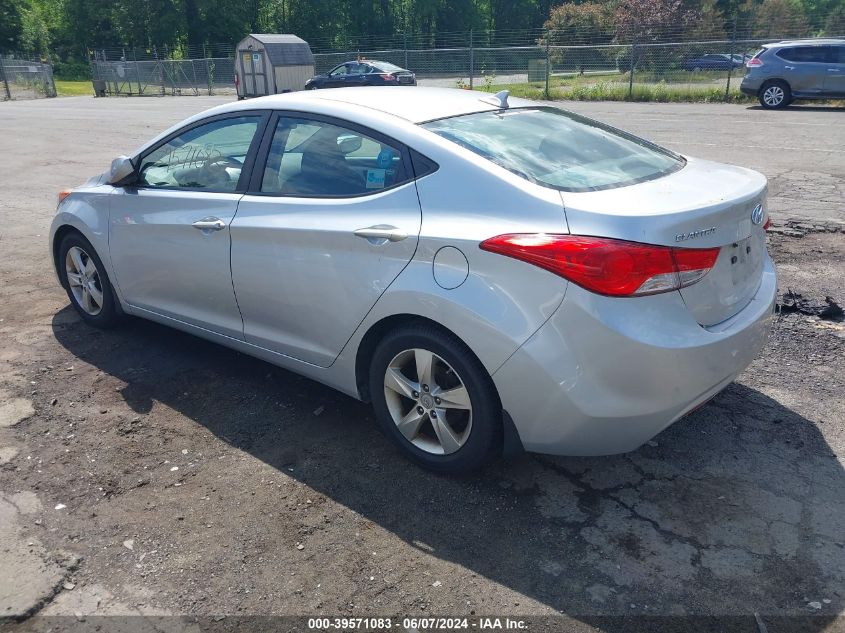 2013 Hyundai Elantra Gls VIN: 5NPDH4AE0DH171237 Lot: 39571083