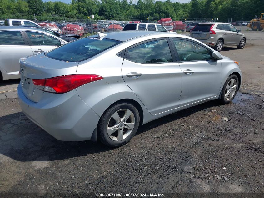 2013 Hyundai Elantra Gls VIN: 5NPDH4AE0DH171237 Lot: 39571083