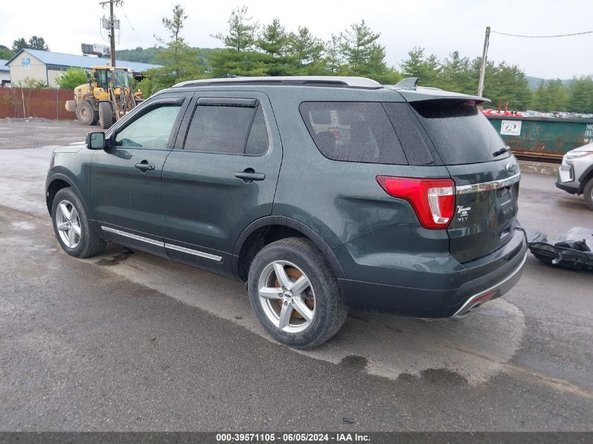 2016 Ford Explorer Xlt VIN: 1FM5K8D81GGD09231 Lot: 39571105