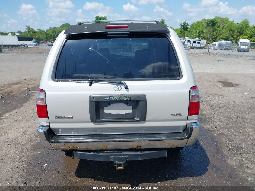 1998 Toyota 4Runner Sr5 V6 Limited VIN: JT3HN87R8W9018374 Lot: 39571107