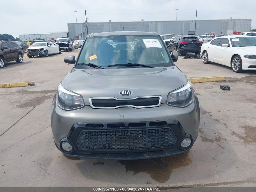2016 Kia Soul + VIN: KNDJP3A56G7291777 Lot: 39571108